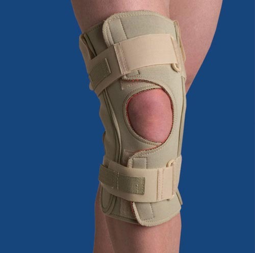 Hinged Knee Wrap Dual Pivot Beige XXXLarge 48 3/4  - 53