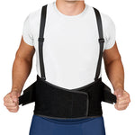 Blue Jay Industrial Back Suppt w/Suspenders  Black Med/Lg